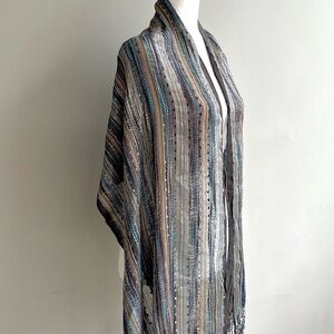 Multicolor Striped Women's Scarf